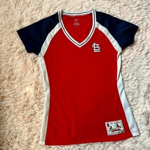 Women’s Cardinals MLB Baseball Jersey Fan Ballpark Village St. Louis Raglan